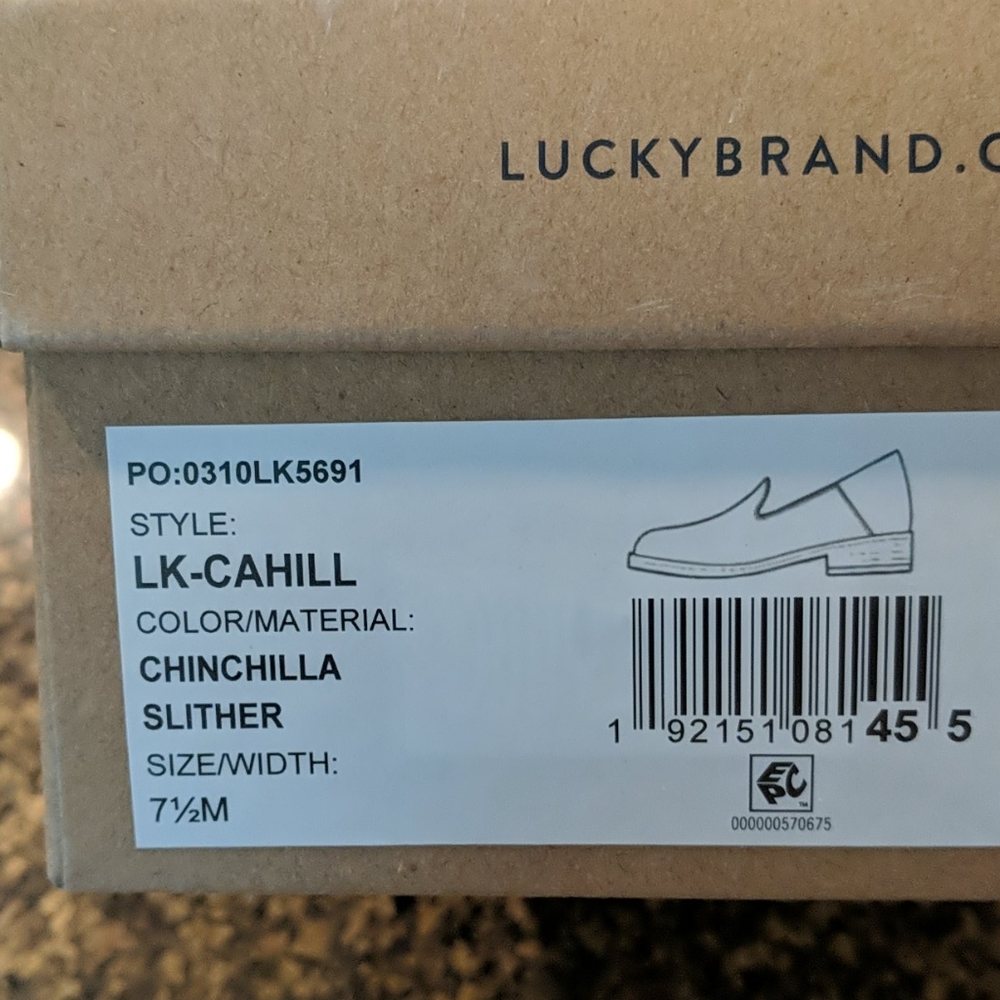 Lucky Brand slip on shoes 7 1/2 - Picture 7 of 7